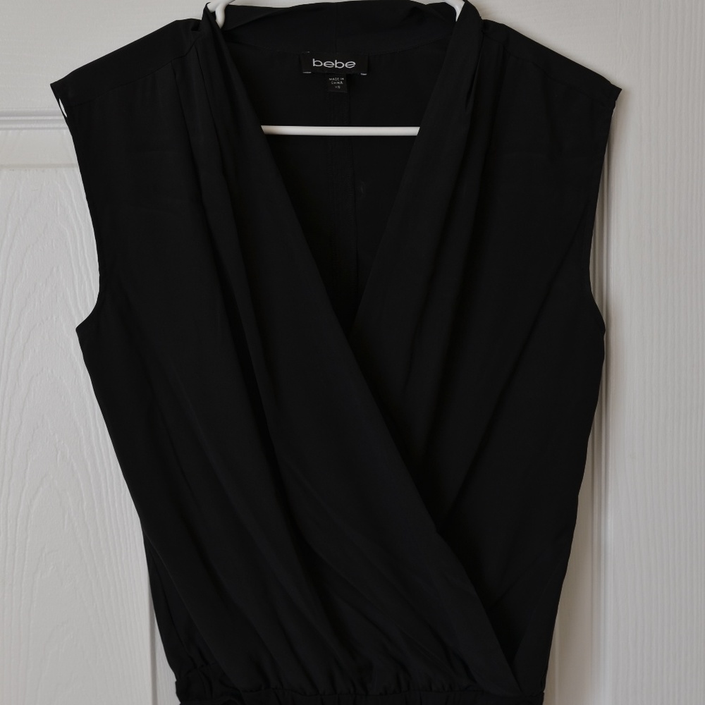 Black Bebe Bodysuit Size XS